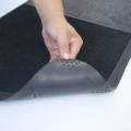 Black gray non-slip mat and disinfection dust  removal door mat for household use